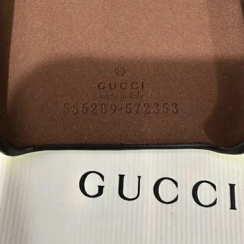 Gucci Fluorescent Yellow iPhone X Textured Case Retro Logo Print New In Box